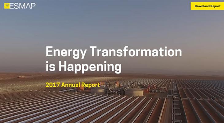 ESMAP Annual Report 2017 Cover