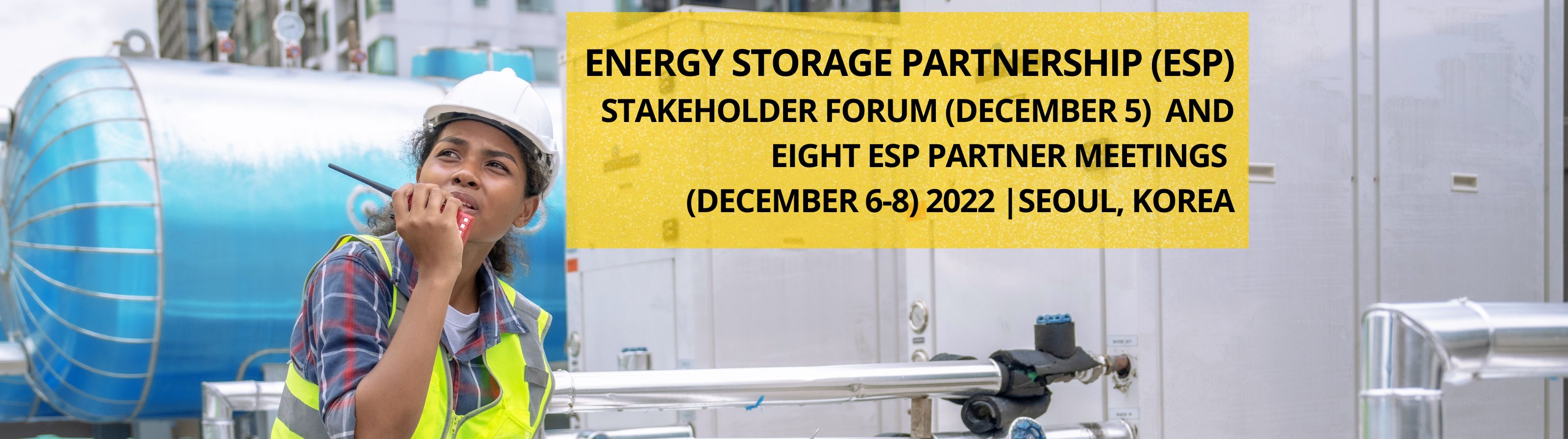 woman working in energy storage plant