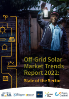 OFF-GRID SOLAR MARKET TRENDS REPORT 2022: STATE OF THE SECTOR