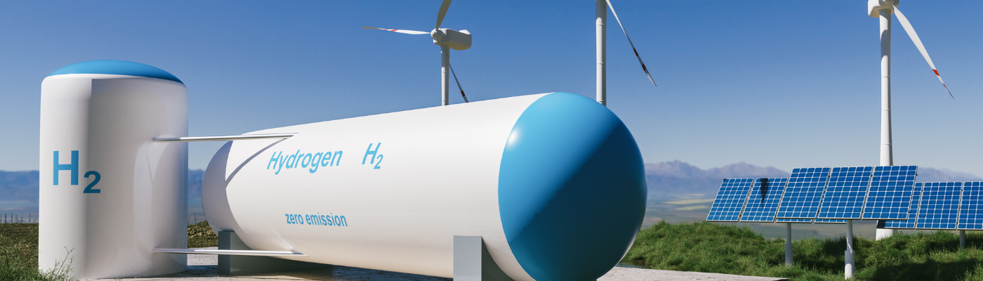 H2 and wind turbines illustration getty images