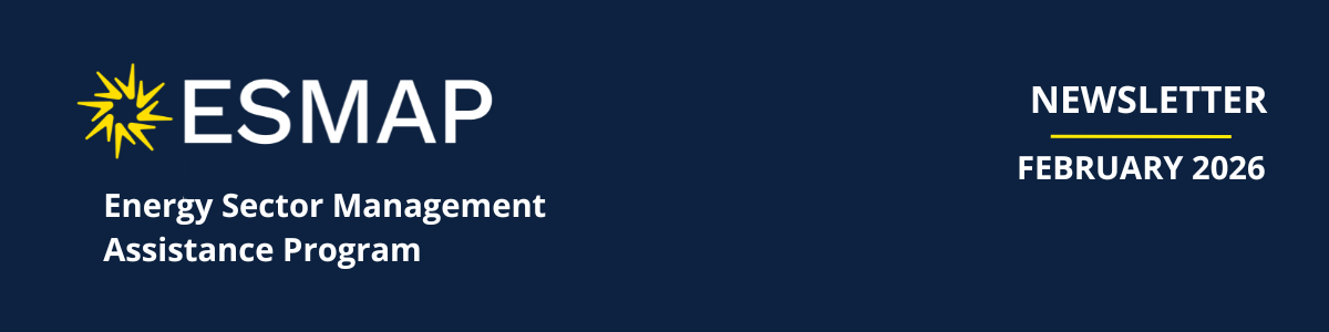 ESMAP newsletter banner