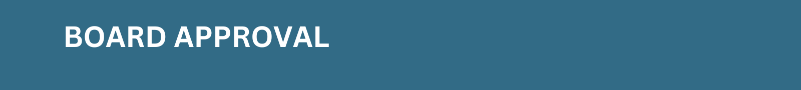 Board approval web banner