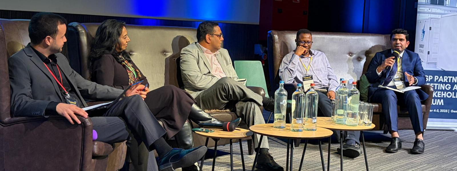 Panelists during the Energy Storage Partnership Stakeholders Forum on November 5 2025