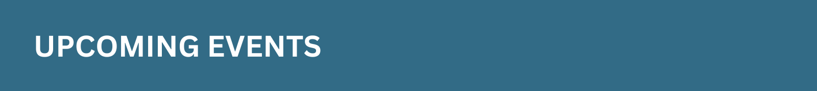 Upcoming events web banner