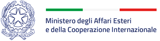 Ministry of Foreign Affairs and International Cooperation of Italy Logo of Ministry of Foreign Affairs and International Cooperation of Italy