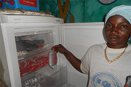 Medical staff member at a healthcare facility in Africa