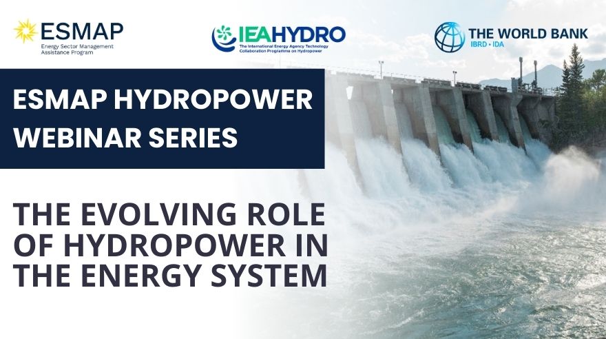 Webinar: The Evolving Role of Hydropower in the Energy System | March 20, 2025 @ 9:00am (EDT)