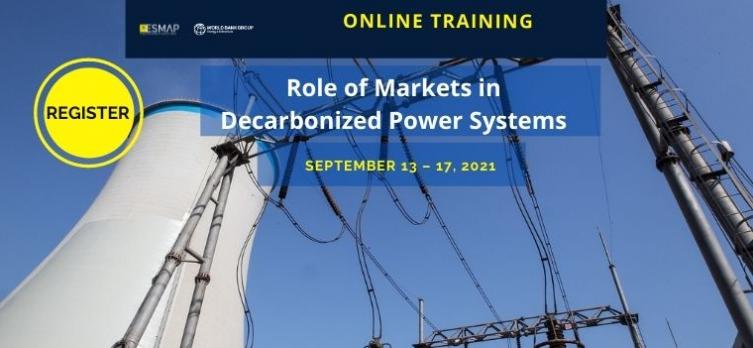 Role of Markets in Decarbonized Power Systems
