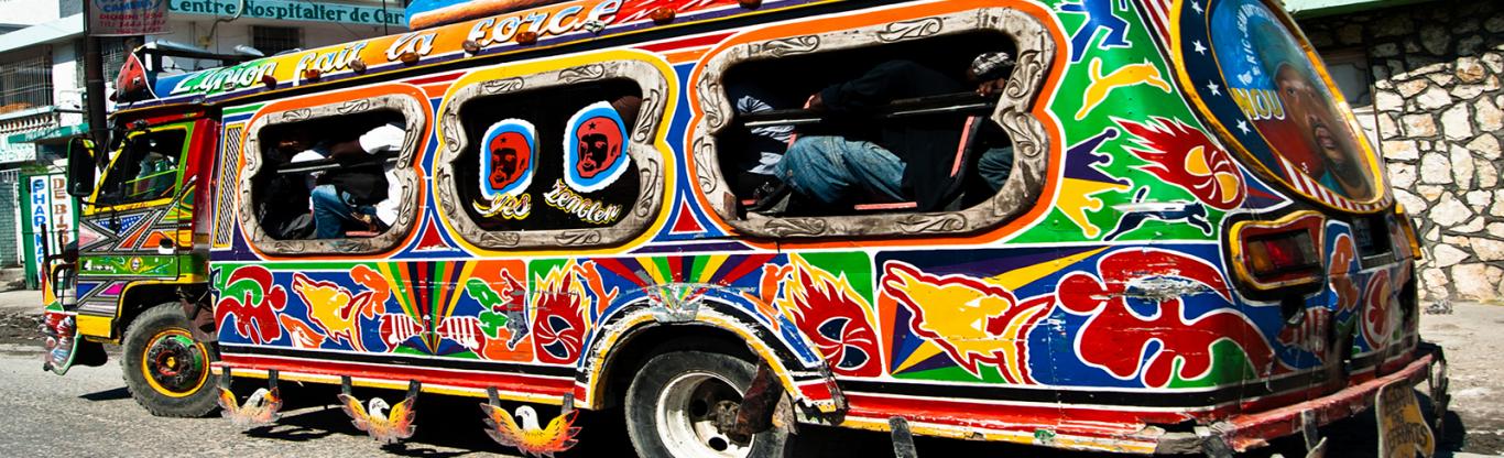 Bus in Haiti