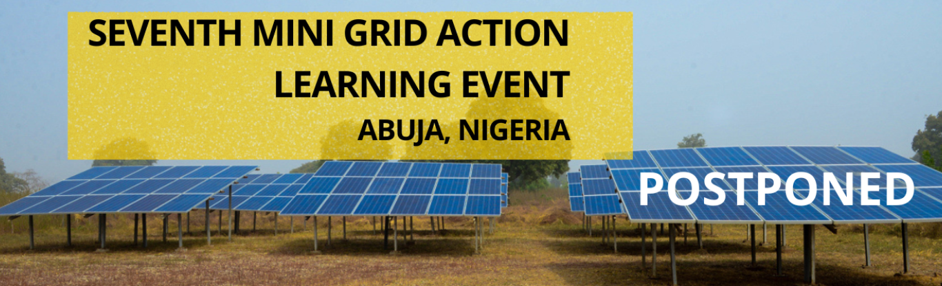Nigeria, family living near solar panel mini grid