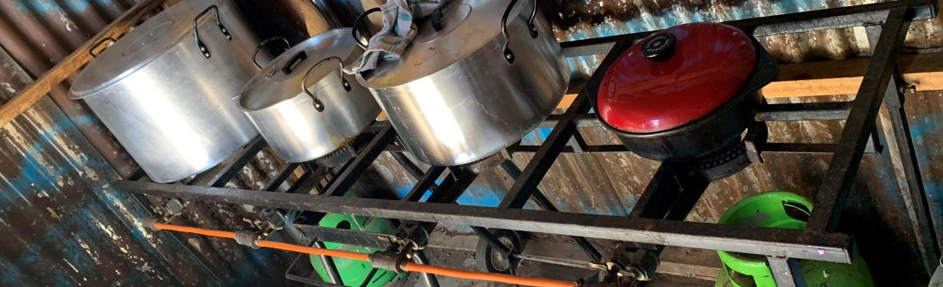 Daycare kitchen in Soweto settlement