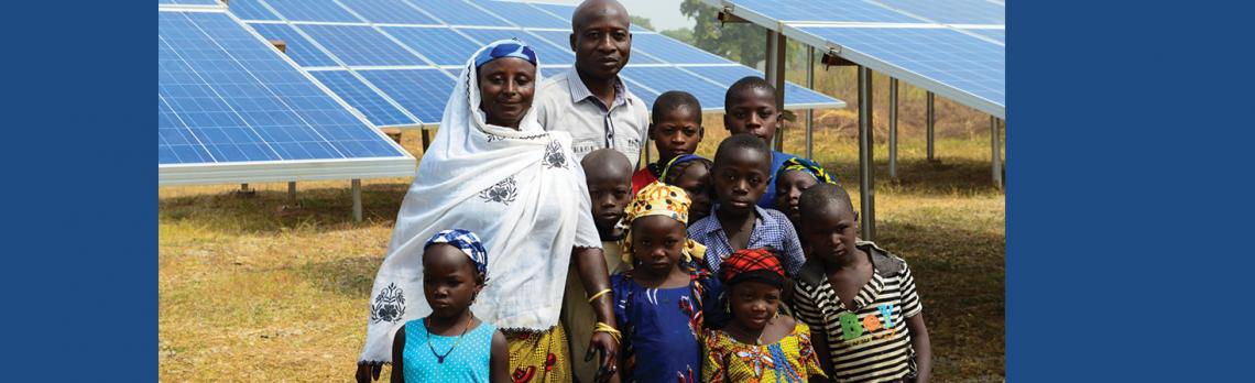Nigeria, family, remote village, mini grids