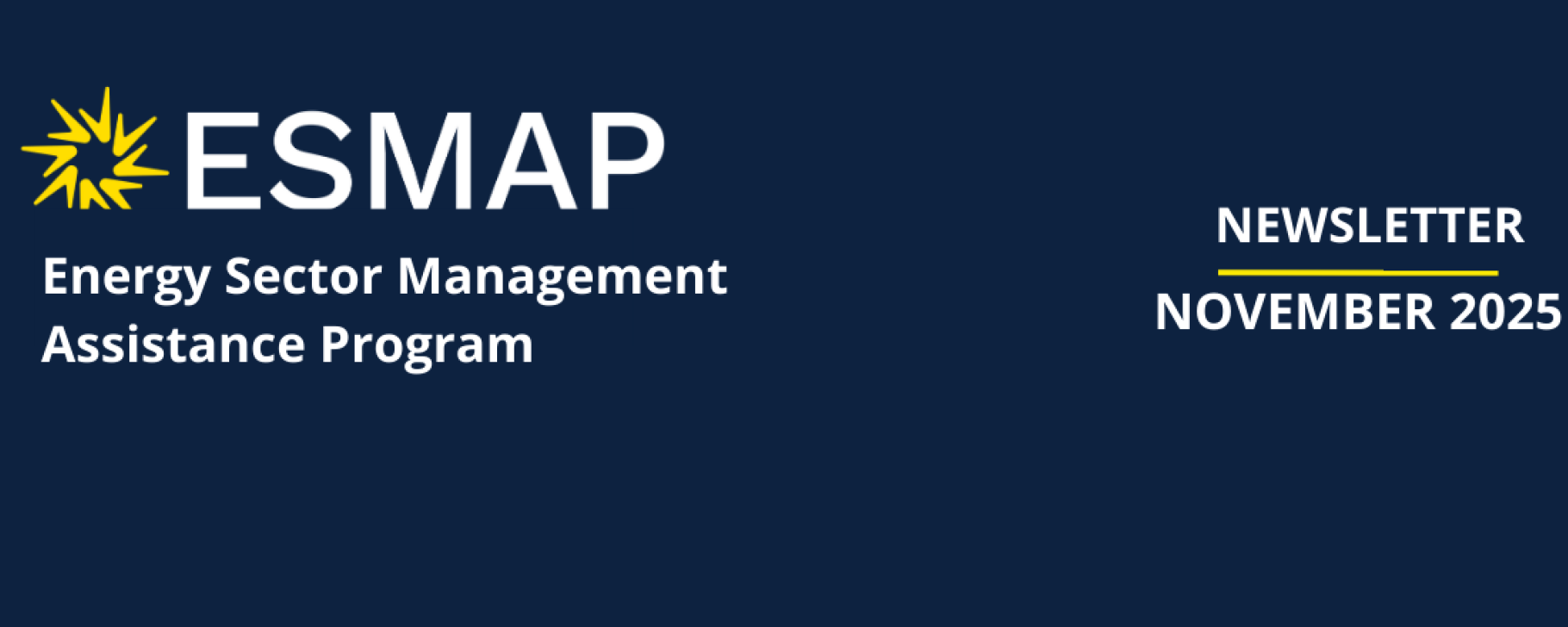 ESMAP Newsletter | November 2025