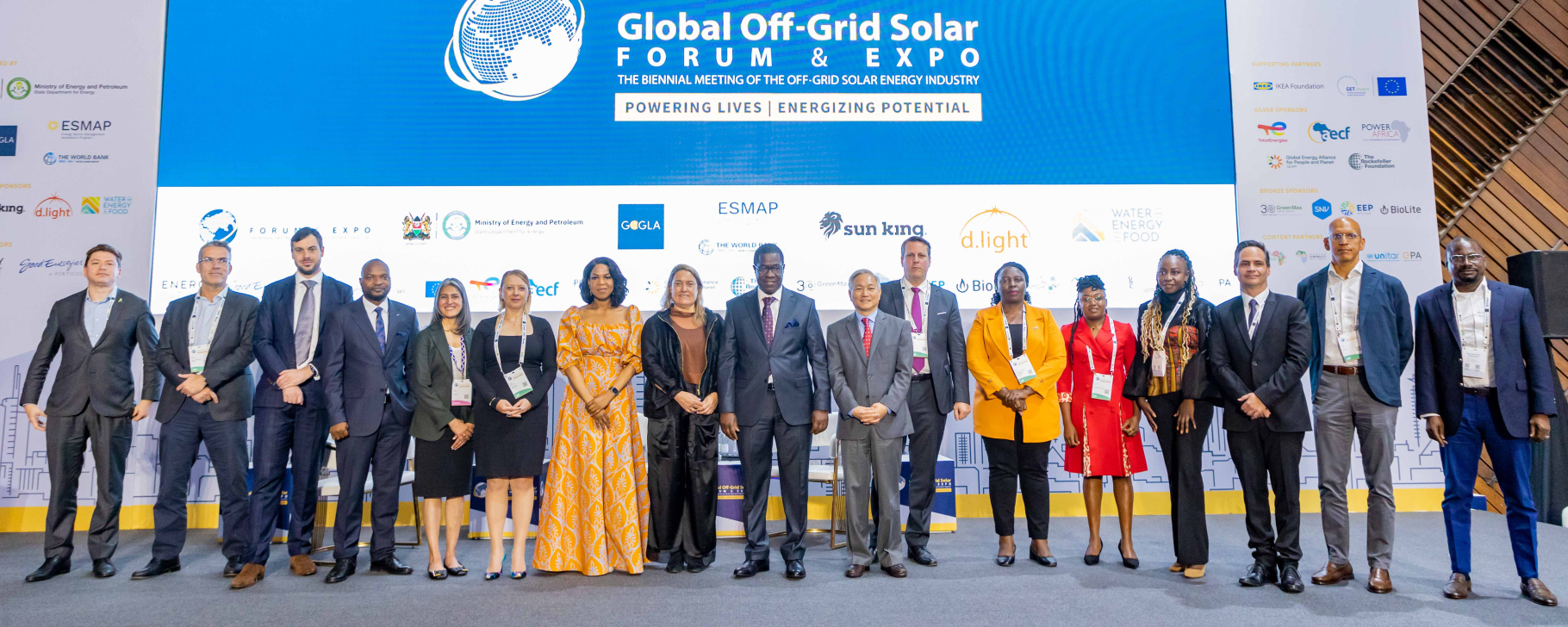 Panelists posing for a group photo