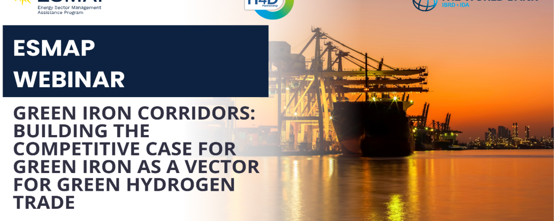 Picture of ESMAP Webinar Green Iron Corridors