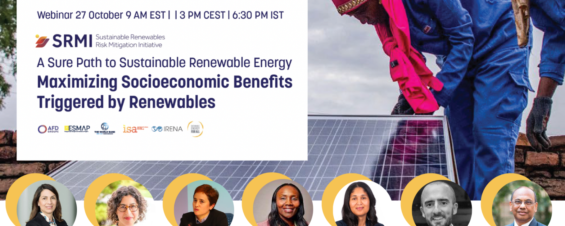 Banner for the Report Launch: A Sure Path to Sustainable Renewable Energy