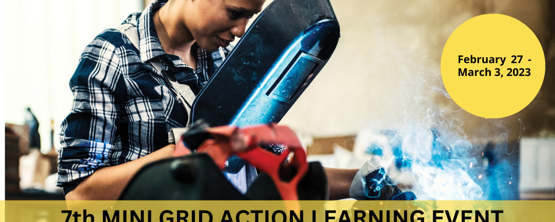 Banner for the 7th Mini Grid Action Learning Event – Nairobi, Kenya
