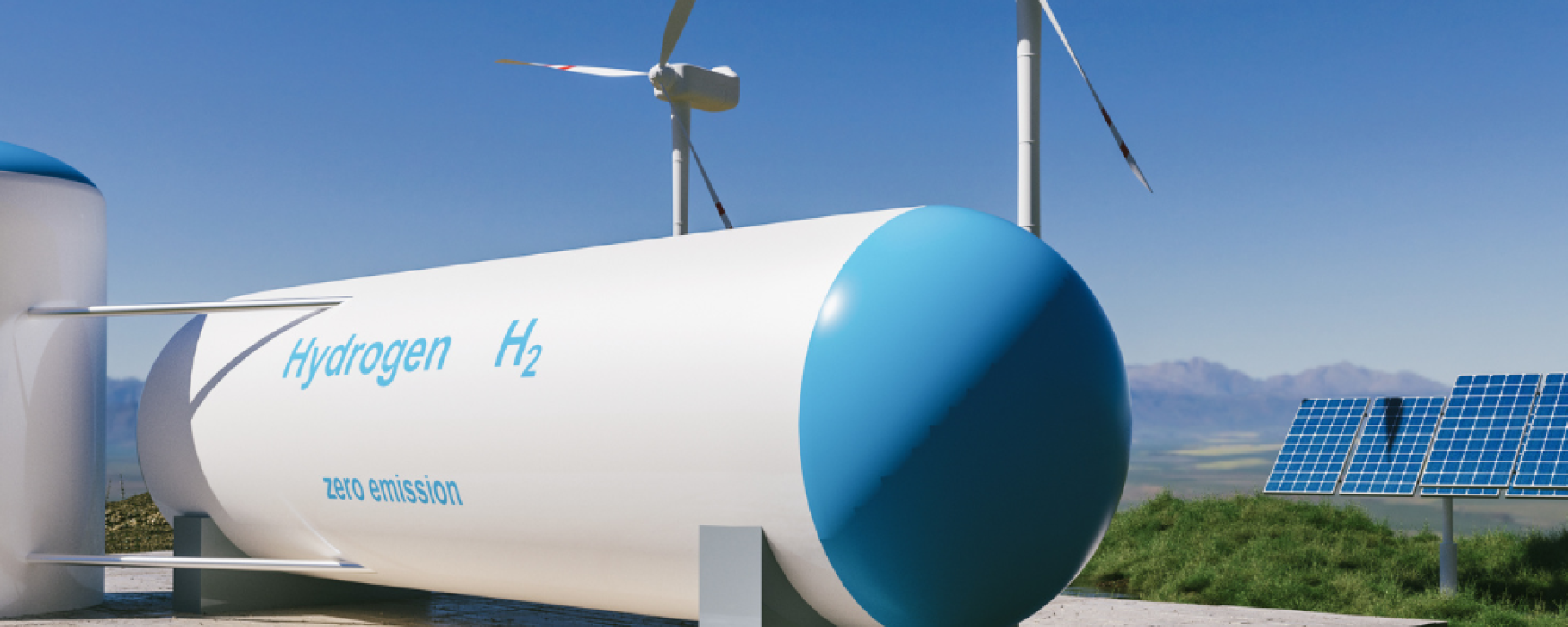 World Bank ESMAP Launches Hydrogen for Development Partnership at COP27 Hydrogen storing tanks