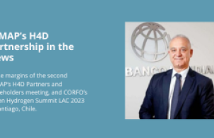 Interview with Demetrios Papathanasiou on Energy Transition in El Mercurio Featuring ESMAP's H4D partnership in the news with an image of Demetrios Papathanasiou