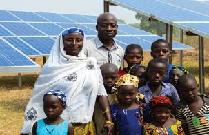 Nigeria, family, remote village, mini grids Nigeria, family, remote village, mini grids