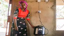 woman, cooker, africa