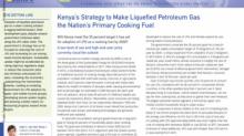 Kenya's Strategy to Make Liquefied Petroleum Gas the Nation's Primary Cooking Fuel