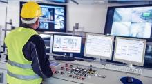 Engineer working in control room