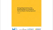 Energy Requirements for COVID 19 Testing