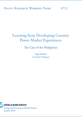 Power Market Experiences: The Philippines