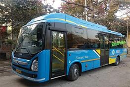 electric bus in Kolkata, India