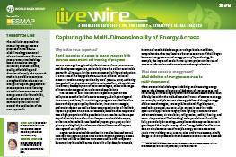 Capturing the Multi-Dimensionality of Energy Access