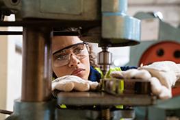 istock image of woman in industry