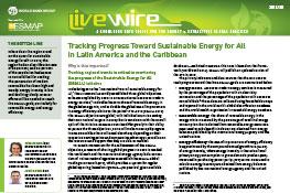 Tracking Progress Toward Sustainable Energy for All in Latin America and the Caribbean