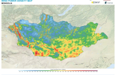 Wind Power Density Map